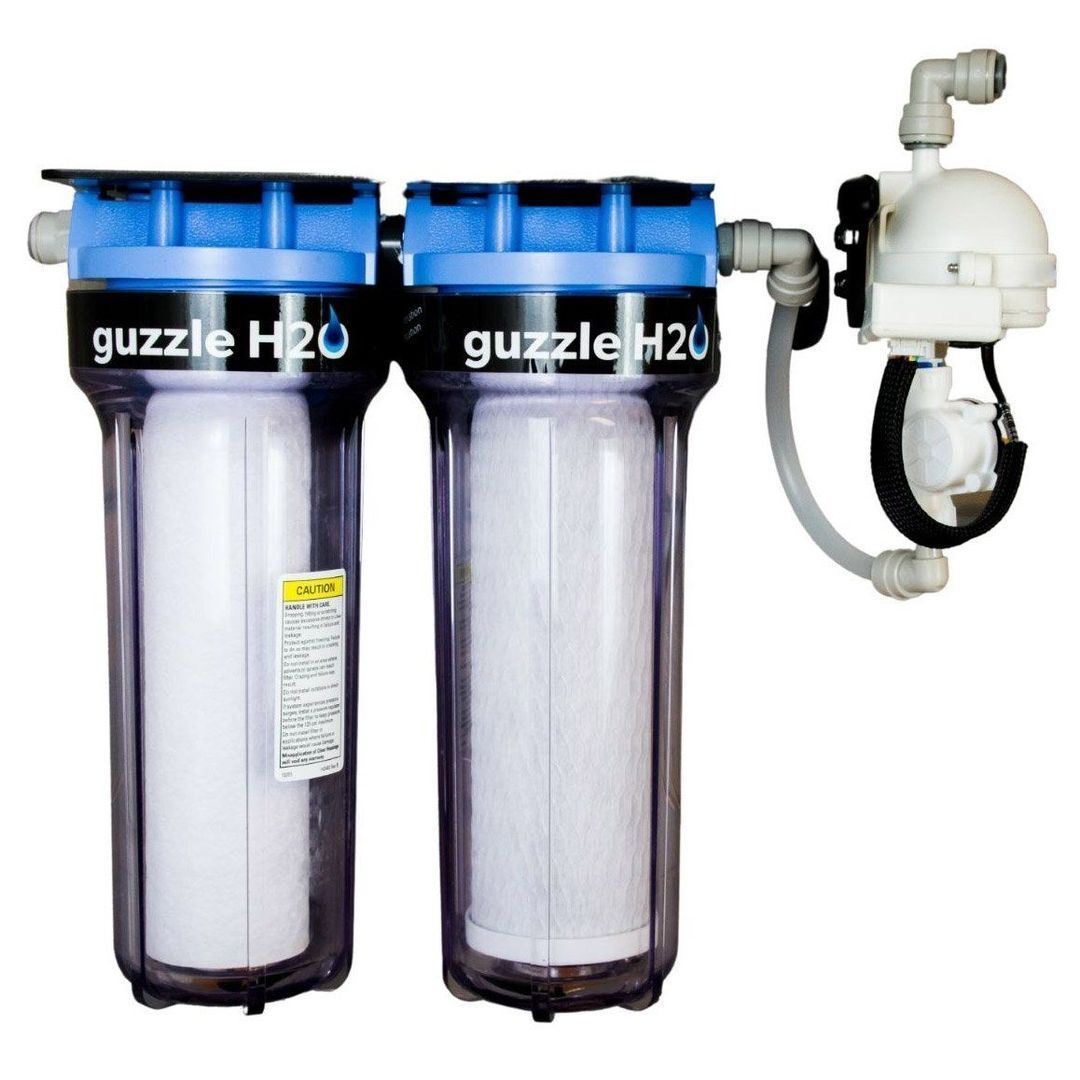 Guzzle H2O STEALTH 2X10 BUILTIN UV AND CARBON BLOCK WATER